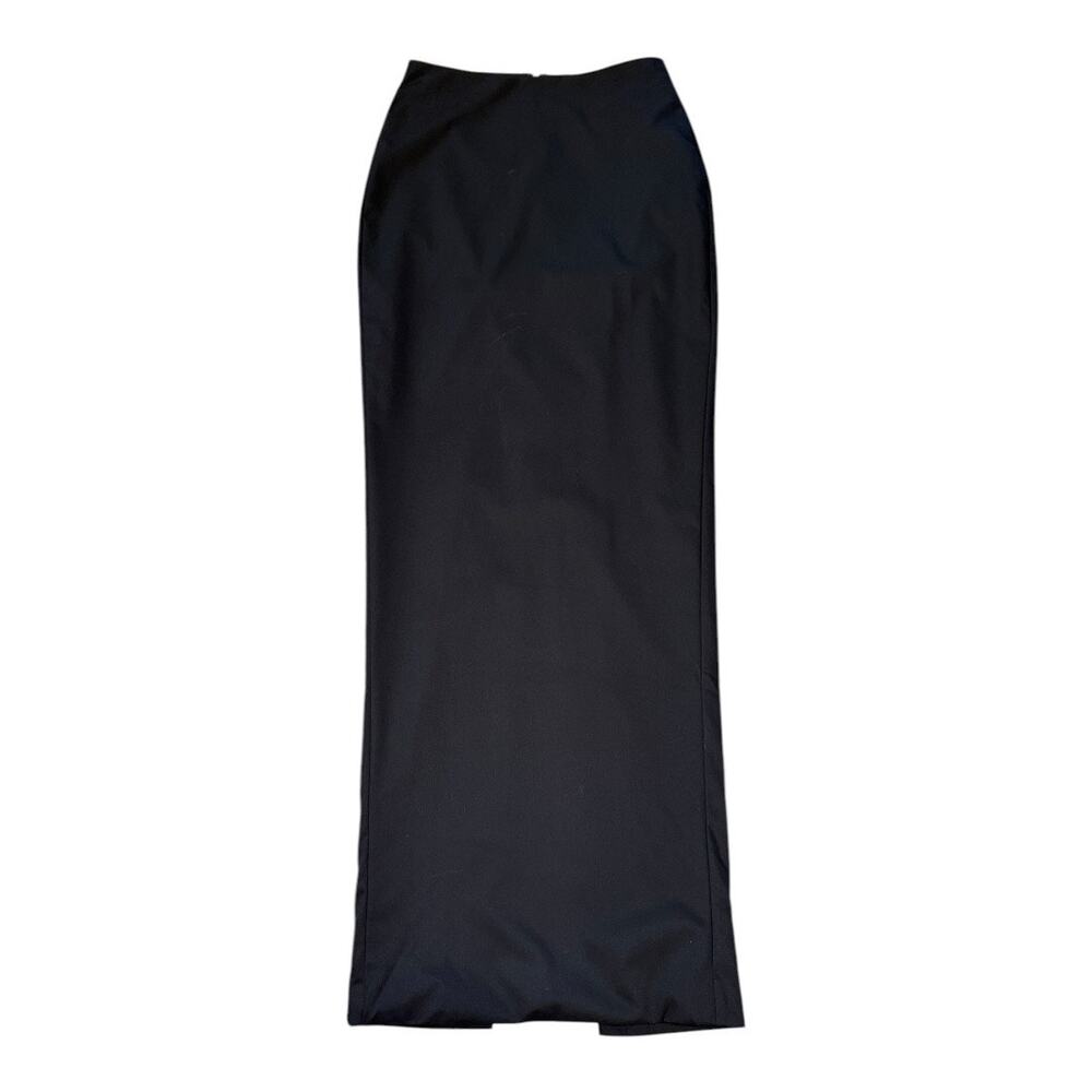 Naked Wardrobe Black Midi Skirt